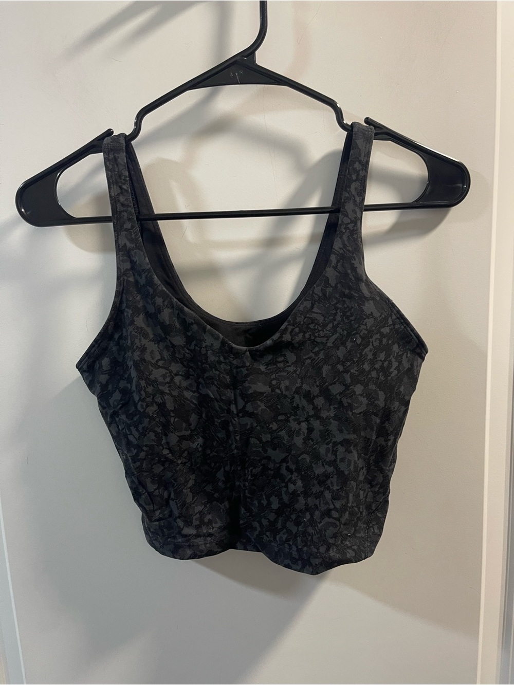 lululemon Align athletica Black Patterned Sports Bra Tank